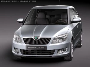 Skoda Fabia Combi 2011 3D Model