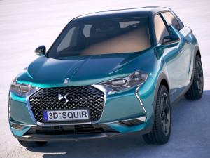 DS 3 Crossback 2019 Model 3D