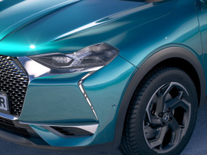 DS 3 Crossback 2019 Model 3D