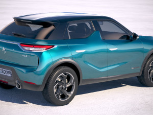 DS 3 Crossback 2019 Model 3D
