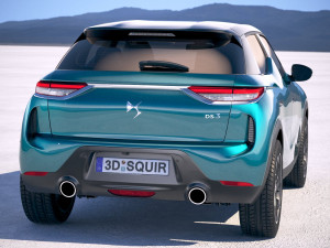DS 3 Crossback 2019 Model 3D