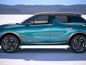 DS 3 Crossback 2019 Model 3D