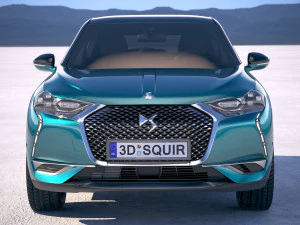 DS 3 Crossback 2019 Modelo 3D