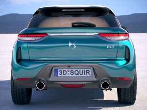 DS 3 Crossback 2019 Model 3D