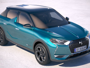 DS 3 Crossback 2019 Model 3D