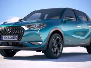 DS 3 Crossback 2019 Model 3D