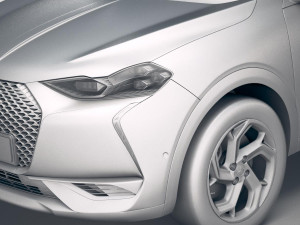 DS 3 Crossback 2019 Model 3D