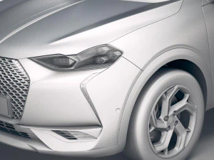 DS 3 Crossback 2019 Modelo 3D