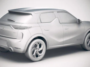 DS 3 Crossback 2019 Modelo 3D
