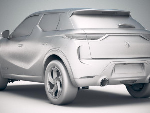 DS 3 Crossback 2019 Model 3D