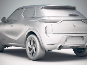 DS 3 Crossback 2019 Modelo 3D