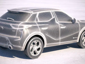 DS 3 Crossback 2019 Modelo 3D
