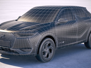 DS 3 Crossback 2019 Model 3D