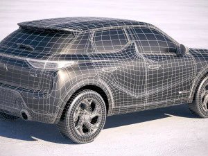 DS 3 Crossback 2019 Modelo 3D