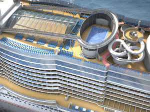 Costa Smeralda cruise ship 3D 모델