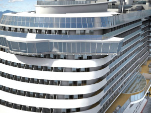 Costa Smeralda cruise ship 3D 모델