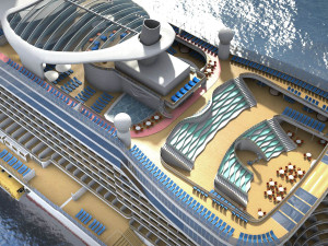 Costa Smeralda cruise ship 3D 모델