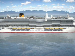 Costa Smeralda cruise ship 3D 모델