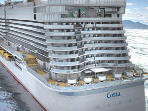 Costa Smeralda cruise ship 3D 모델