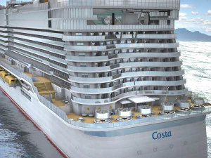 Costa Smeralda cruise ship 3D Model