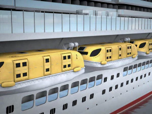 Costa Smeralda cruise ship 3D Model