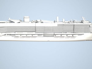 Costa Smeralda cruise ship 3D 모델