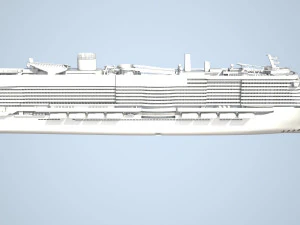 Costa Smeralda cruise ship 3D Model