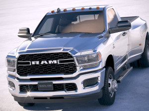 Ram 3500 HD Single Cab 2019 3D Model