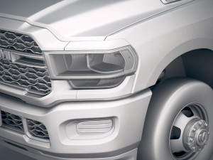 Ram 3500 HD Single Cab 2019 3D Model
