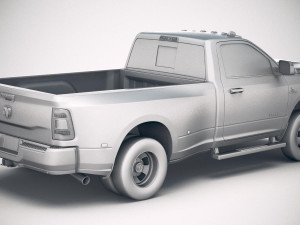 Ram 3500 HD Single Cab 2019 3D Model