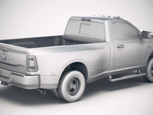 Ram 3500 HD Single Cab 2019 3D Model