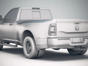 Ram 3500 HD Single Cab 2019 3D Model