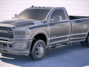 Ram 3500 HD Single Cab 2019 3D Model