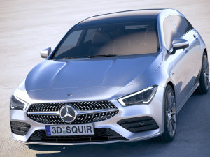 Mercedes-Benz CLA Shooting Brake 2020 Model 3D