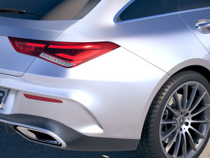 Mercedes-Benz CLA Shooting Brake 2020 Model 3D
