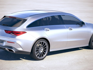 Mercedes-Benz CLA Shooting Brake 2020 Model 3D