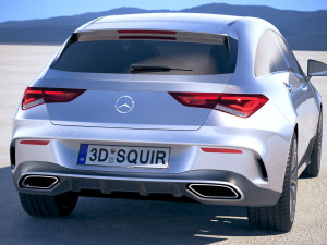 Mercedes-Benz CLA Shooting Brake 2020 Model 3D