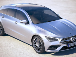 Mercedes-Benz CLA Shooting Brake 2020 Model 3D