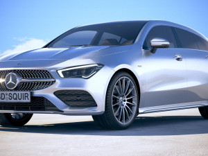 Mercedes-Benz CLA Shooting Brake 2020 Model 3D