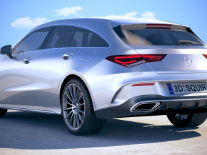 Mercedes-Benz CLA Shooting Brake 2020 Model 3D
