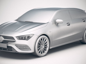 Mercedes-Benz CLA Shooting Brake 2020 Model 3D