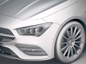 Mercedes-Benz CLA Shooting Brake 2020 Model 3D