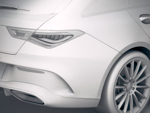 Mercedes-Benz CLA Shooting Brake 2020 Model 3D