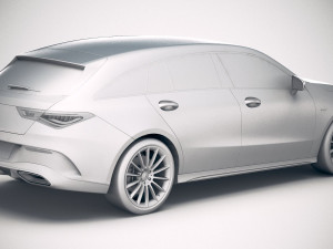 Mercedes-Benz CLA Shooting Brake 2020 Model 3D