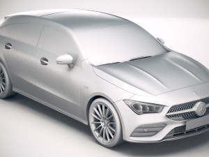 Mercedes-Benz CLA Shooting Brake 2020 Model 3D