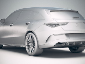 Mercedes-Benz CLA Shooting Brake 2020 Model 3D
