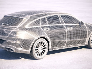 Mercedes-Benz CLA Shooting Brake 2020 Model 3D