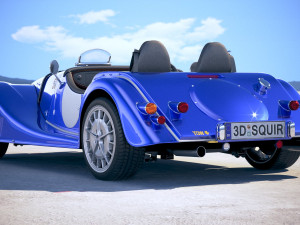 Morgan Plus 8 50th Anniversary 2018 Modelo 3D