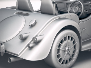 Morgan Plus 8 50th Anniversary 2018 Modelo 3D