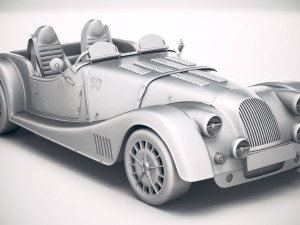 Morgan Plus 8 50th Anniversary 2018 Modelo 3D